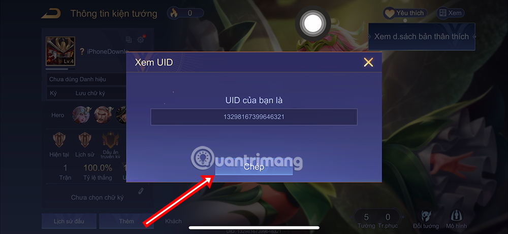 ما هو UID Lien Quan؟ كيفية الحصول على UID Lien Quan
