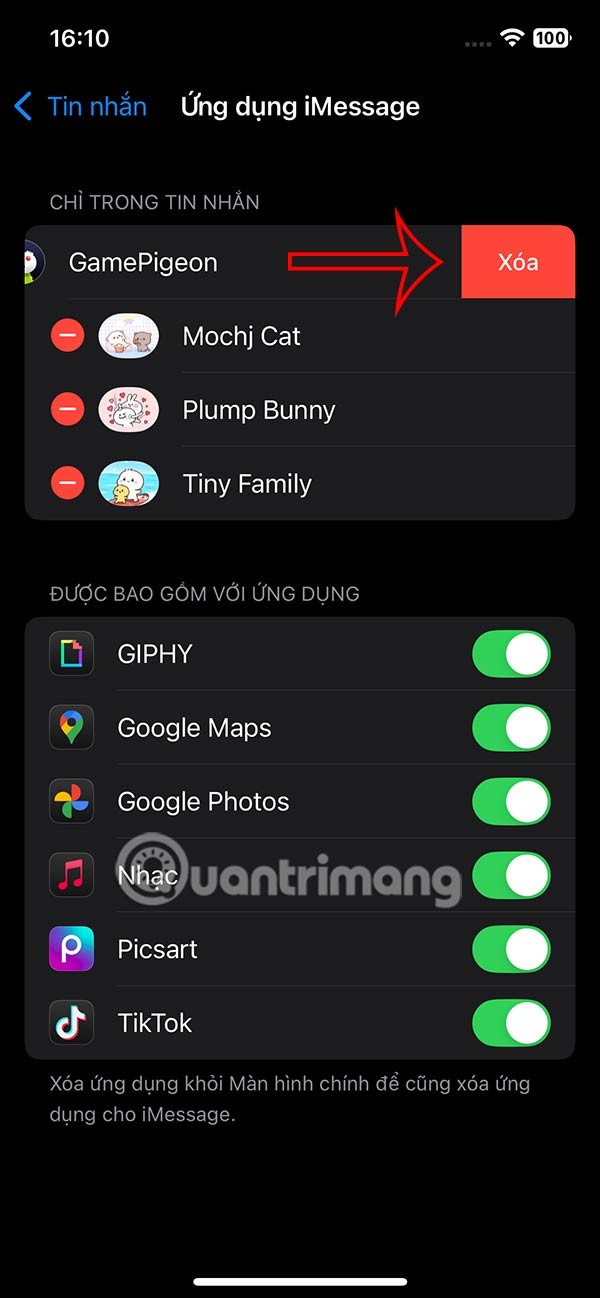 Comment supprimer l'application iMessage sur iPhone ?