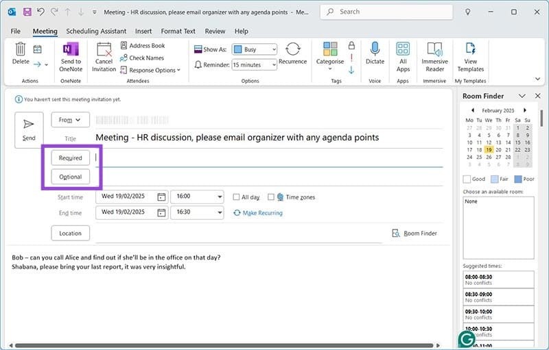 كيفية جدولة حدث في Outlook كيفية جدولة حدث في Outlook