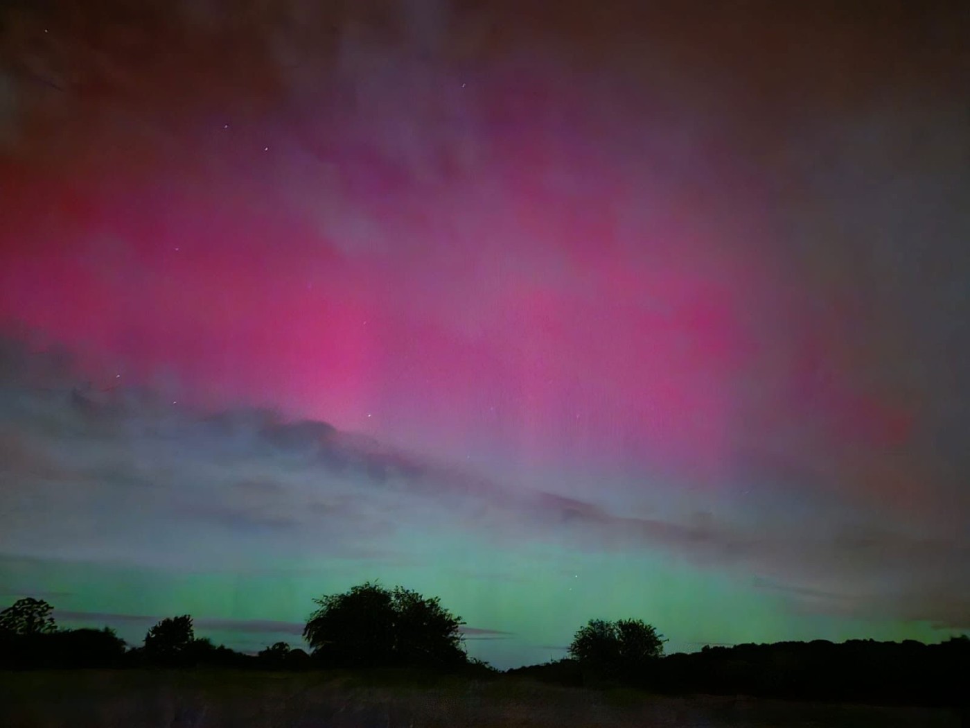 Las tormentas solares están creando impresionantes auroras en todo el mundo