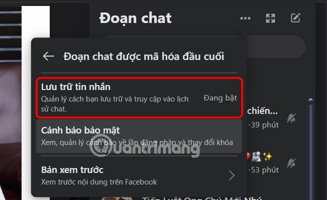 How to turn off end-to-end encryption on Messenger phone, PC