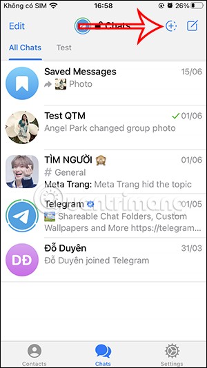 كيفية نشر قصص Telegram على الهاتف المحمول