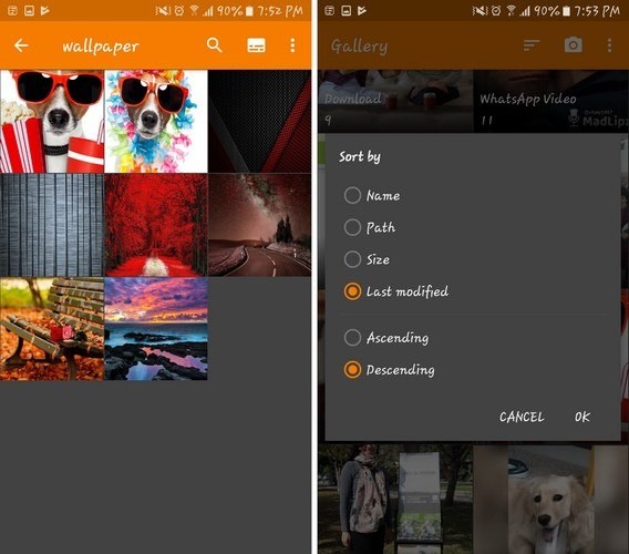 Aplicativos para substituir a galeria de fotos padrão do Android
