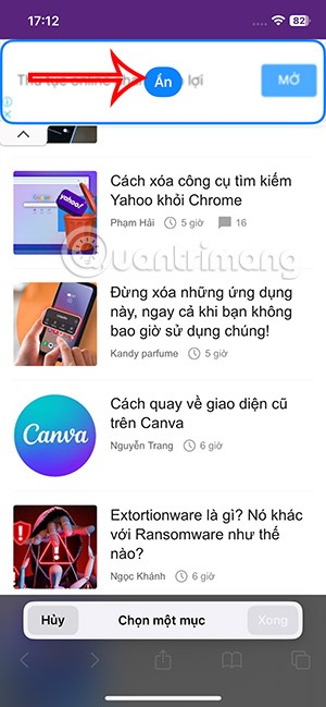 So verbergen Sie Anzeigen in Safari ohne App