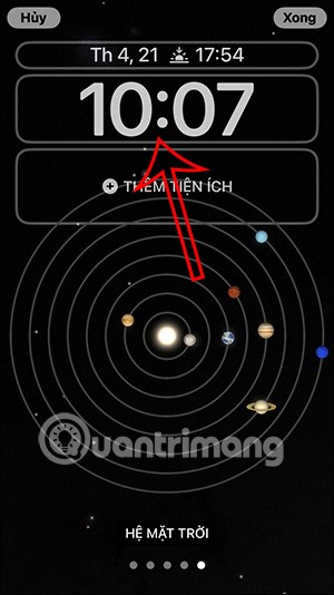 Como alterar a cor do arco-íris do relógio da tela de bloqueio do iPhone