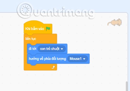 Programowanie gry Kot i Mysz w Scratch