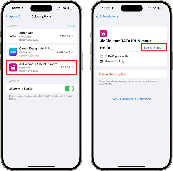 Инструкции по изменению пакетов подписки на приложения в App Store Инструкции по изменению пакетов подписки на приложения в App Store