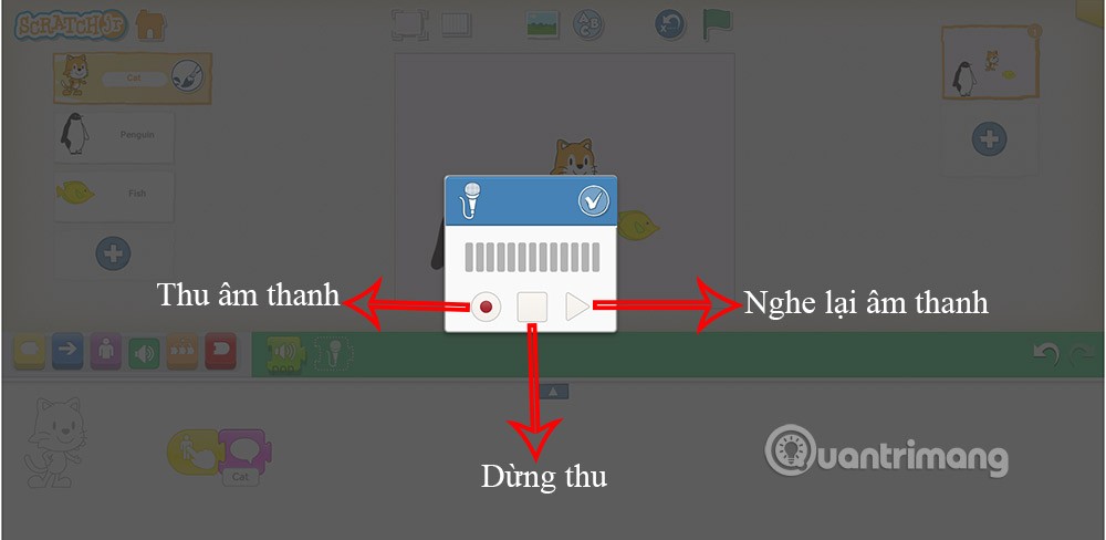 วิธีการใช้เสียงใน ScratchJR วิธีการใช้เสียงใน ScratchJR