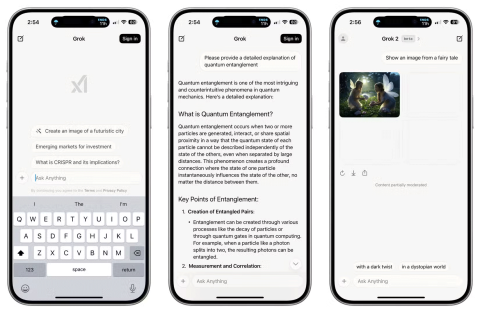 Groks neue eigenständige KI-App ist gut gestaltet und einfach zu bedienen Groks neue eigenständige KI-App ist gut gestaltet und einfach zu bedienen