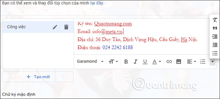 كيفية إنشاء توقيعات متعددة في Gmail