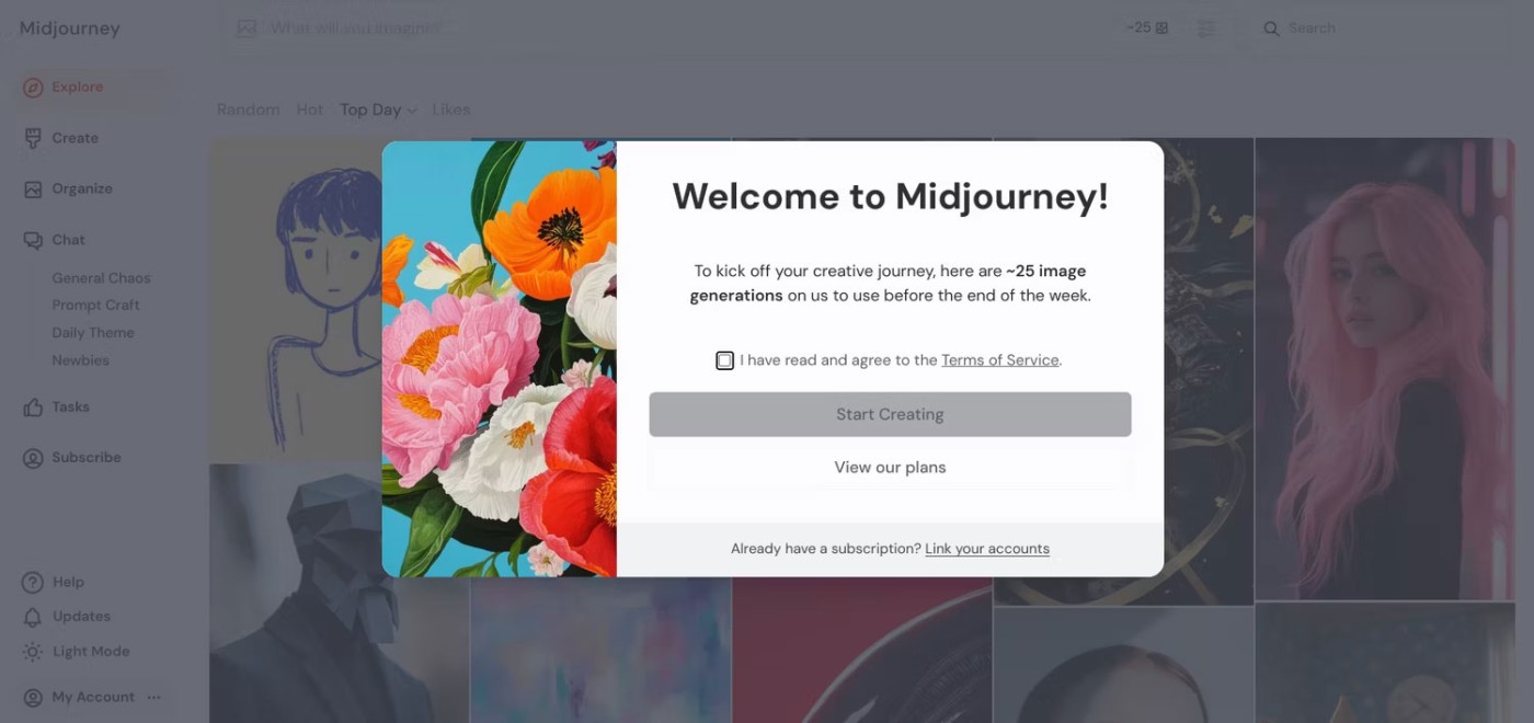 Qualquer pessoa pode experimentar o Midjourney gratuitamente (não é necessário Discord)
