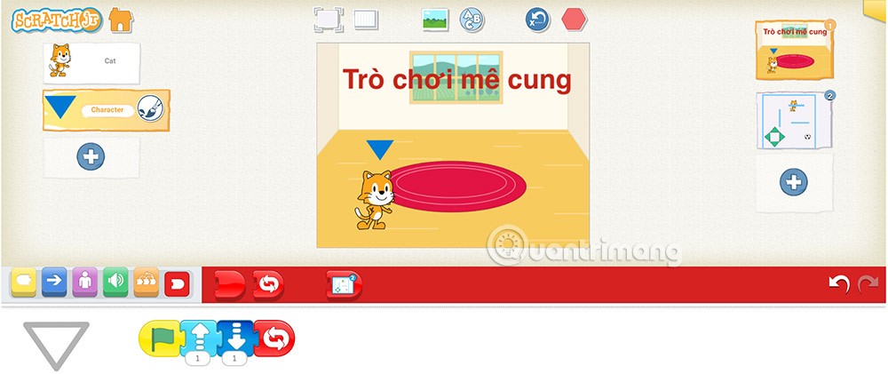 برنامج تعليمي لتصميم لعبة المتاهة ScratchJR (المنشور الأخير)
