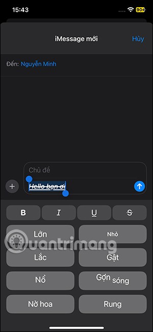 Comment créer des messages animés sur iMessage iOS 18