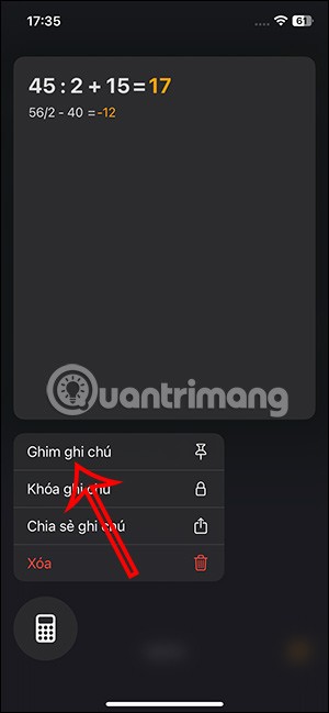 iOS 18 hesap makinesinde Matematik notları nasıl yazılır