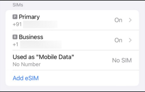 在 iPhone 上刪除 eSIM 的說明非常簡單