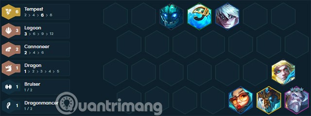 Graves DTCL saison 7.5 : éléments standards, équipe Graves Loi Long Graves DTCL saison 7.5 : éléments standards, équipe Graves Loi Long
