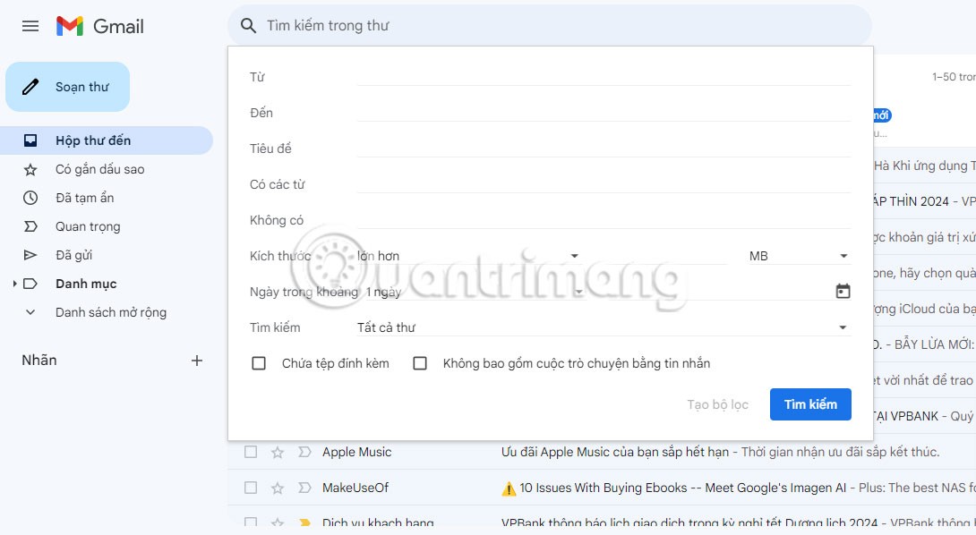 Instrucțiuni pentru crearea unui filtru de e-mail de intrare pe Gmail