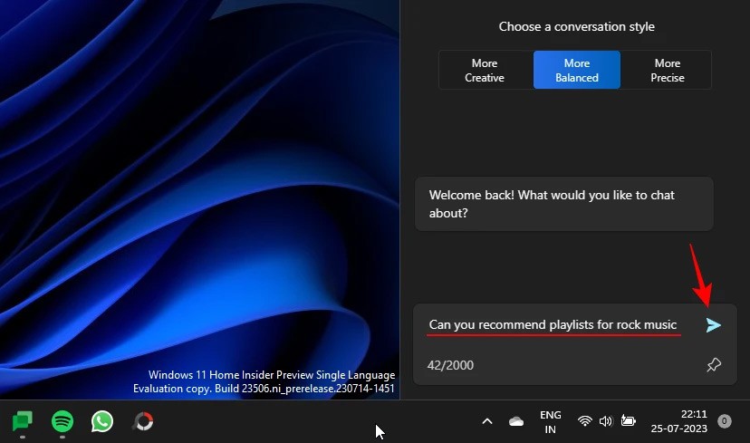 Comment rechercher des playlists Spotify sur Copilot