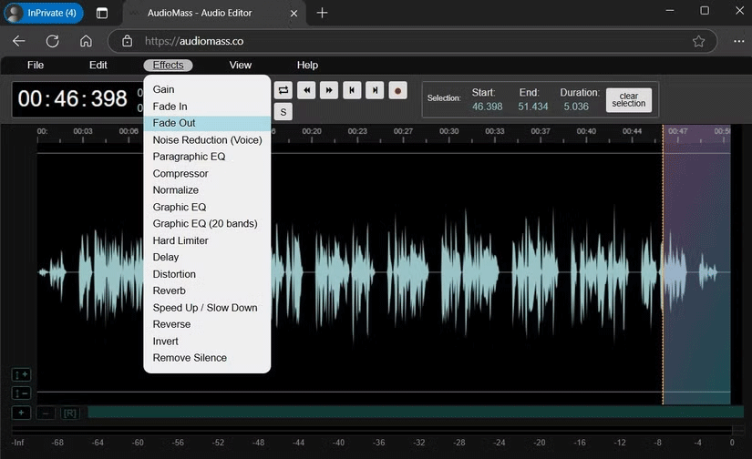 4 herramientas para hacer que el audio se desvanezca directamente en el navegador