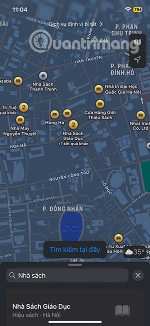 Comment utiliser l'outil Rechercher ici sur Apple Maps