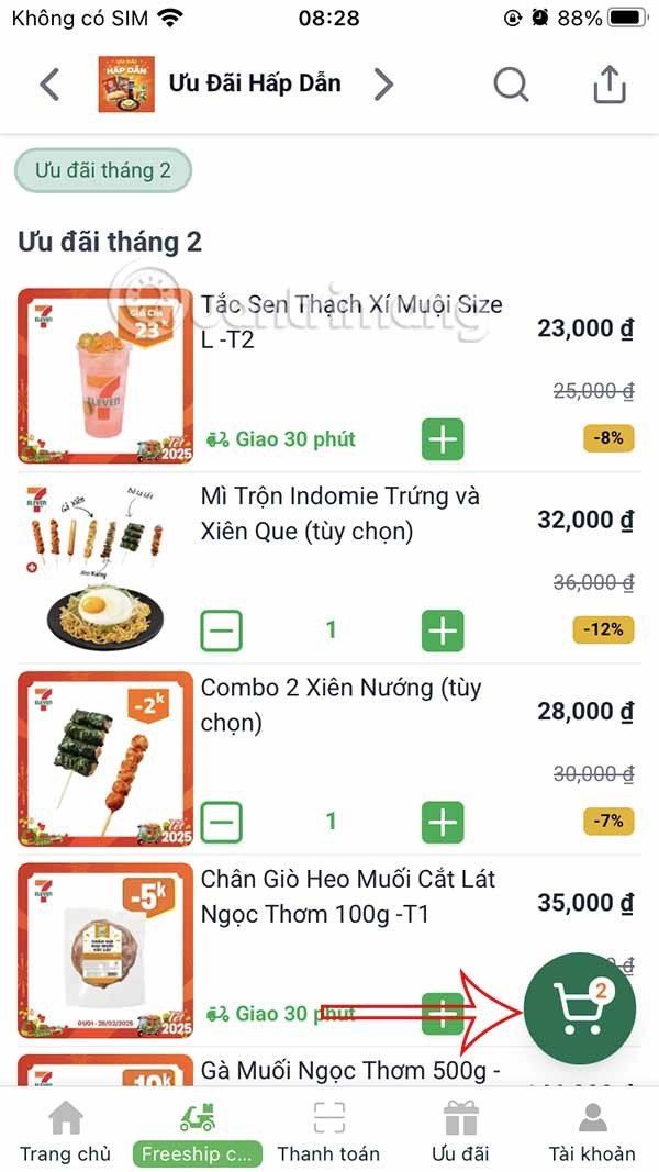 Arahan untuk membeli-belah di 7-Eleven