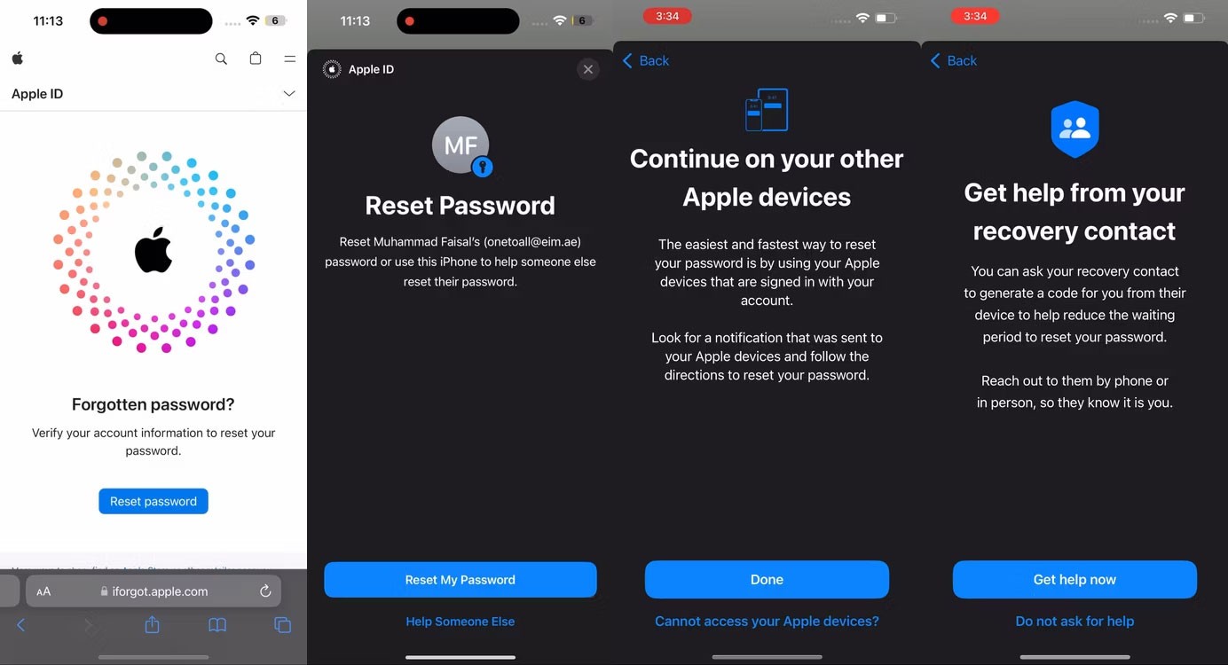 5 طرق لإعادة تعيين كلمة مرور Apple ID