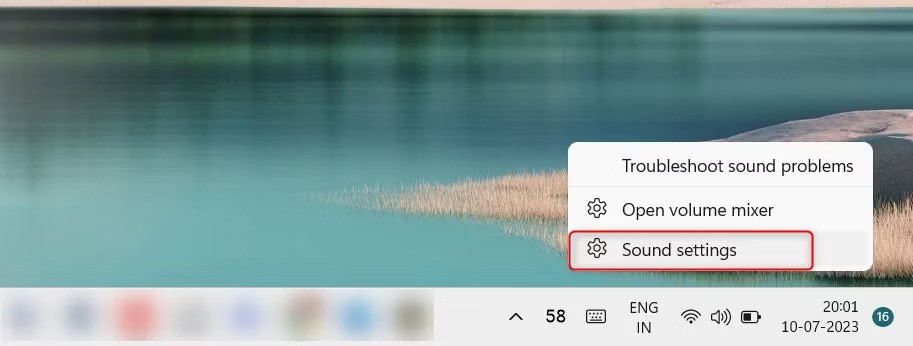 5 طرق لفتح إعدادات الصوت على جهاز كمبيوتر يعمل بنظام Windows