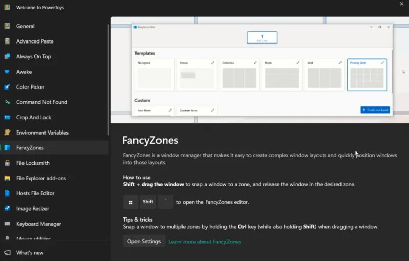 Comment configurer un double écran parfait sous Windows avec FancyZones