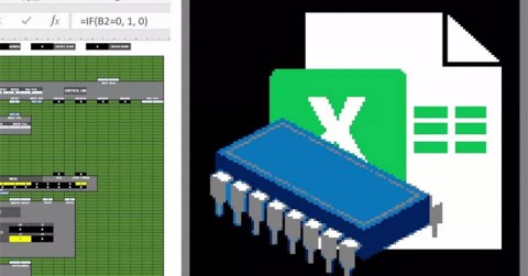 يوتيوبر ينشئ وحدة معالجة مركزية 16 بت باستخدام Microsoft Excel