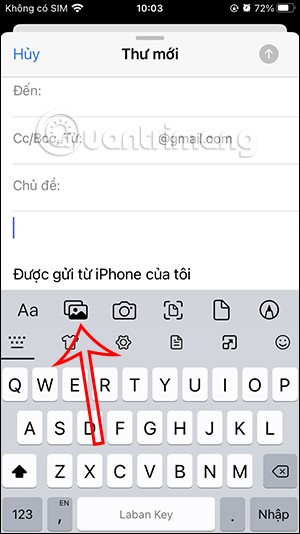Instructions pour envoyer des e-mails avec des pièces jointes sur iPhone