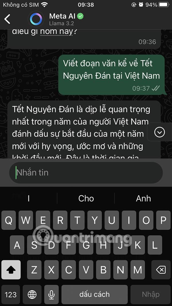 So verwenden Sie Meta AI in WhatsApp