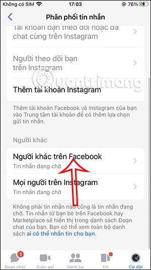 How to not receive messages from strangers on Messenger