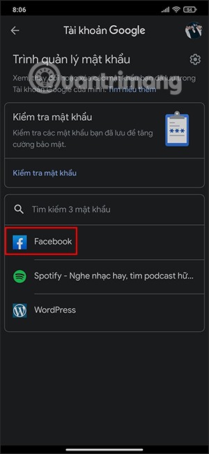 Como visualizar a senha do Facebook no telefone ou computador