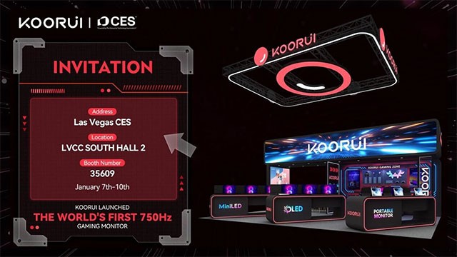 El primer monitor para juegos de 750 Hz del mundo debutará en el CES 2025