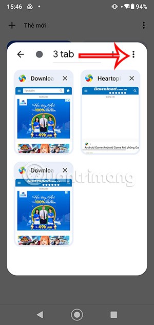 Cómo habilitar la agrupación de pestañas por color en Chrome Android