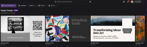 How to Use Canva AI to Create Business Cards