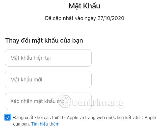 كيفية تغيير كلمة مرور Apple ID؟