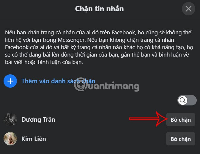 كيفية إلغاء حظر Messenger على الهاتف والكمبيوتر