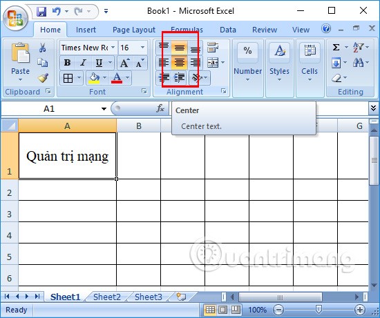 Formas de centrar celdas en una tabla en Word