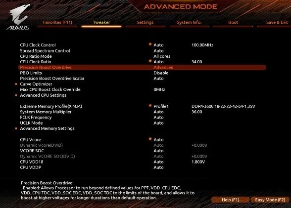 降低 CPU 溫度的降壓說明