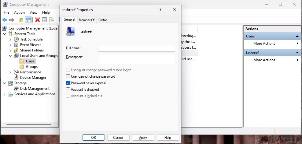 Come accedere e disattivare il promemoria di scadenza della password