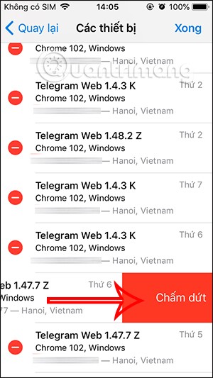 Cómo cerrar sesión en una cuenta de Telegram de forma remota