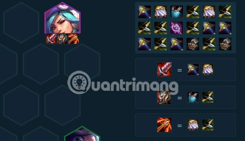 Caitlyn DTCL 시즌 10 장비 표준, Caitlyn TFT 시즌 10 스쿼드 구성