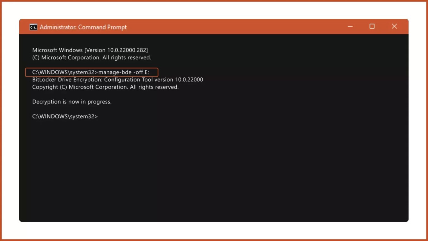 How to Turn Off Bitlocker on Windows 11