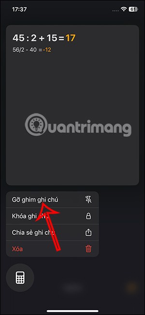 iOS 18 hesap makinesinde Matematik notları nasıl yazılır