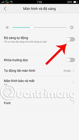 تعليمات ضبط سطوع شاشة هاتف Android