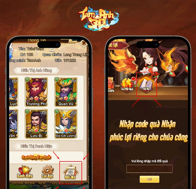 أحدث رمز Tam Anh 3Q وكيفية استرداد الرمز