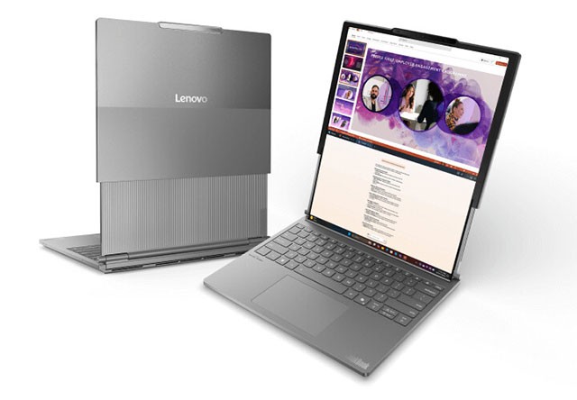 Утечка изображений первого ноутбука Lenovo со сворачивающимся экраном Утечка изображений первого ноутбука Lenovo со сворачивающимся экраном