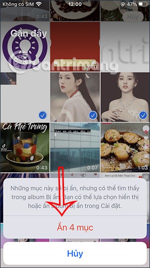 如何在不使用應用程式的情況下隱藏 iPhone 上的圖片