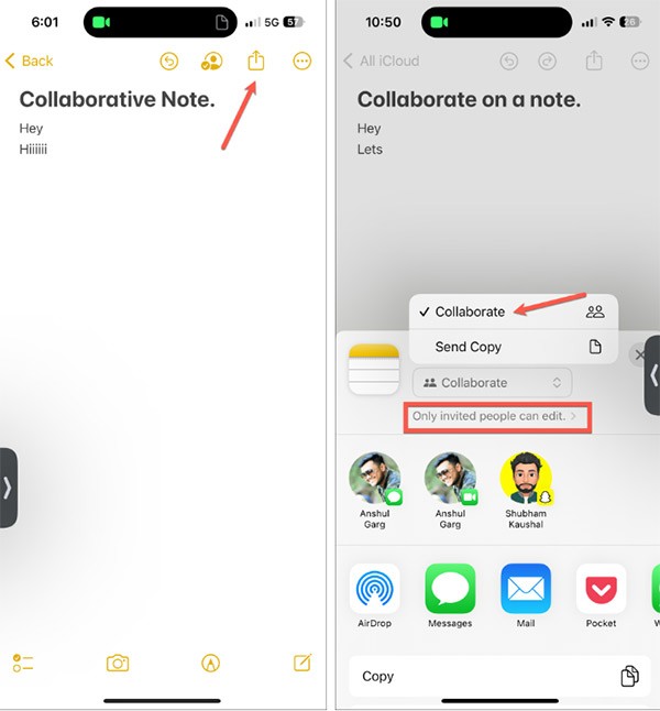 Samenwerken aan notities in FaceTime Samenwerken aan notities in FaceTime